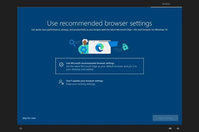 reklama ustawienia edge 2