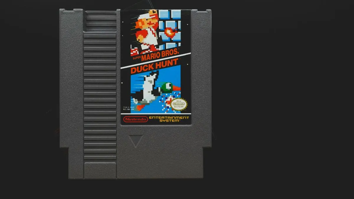 Kartridź na kultową konsolę Nintendo.