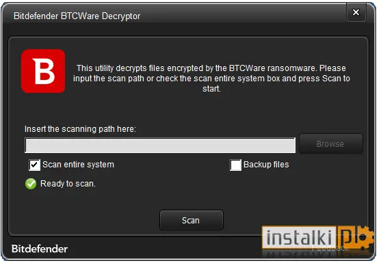 Bitdefender BTCWare Decryptor