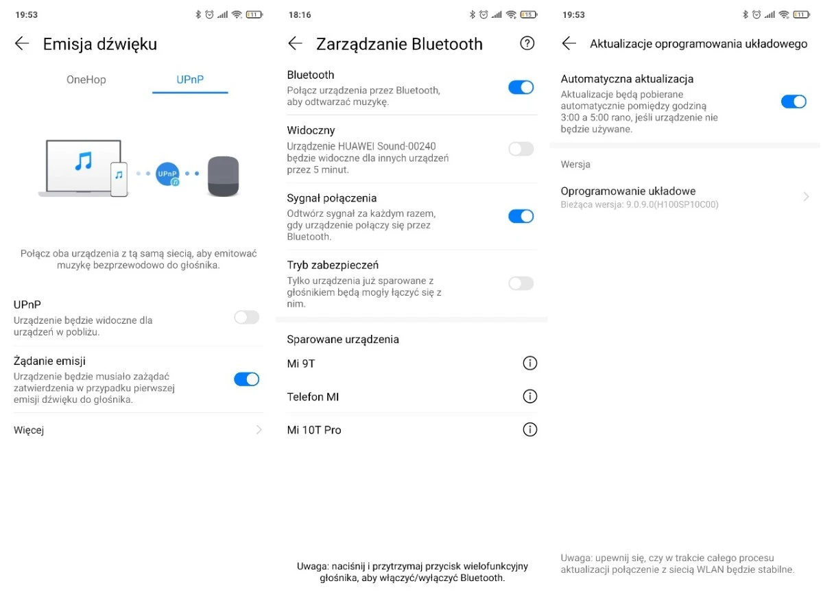 Huawei Sound recenzja test aplikacja