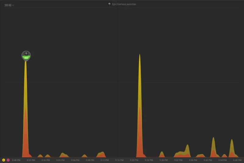 glasswire epic games launcher
