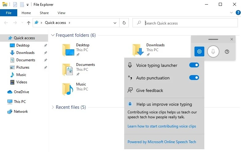 wyszukiwanie glosowe windows 10 1