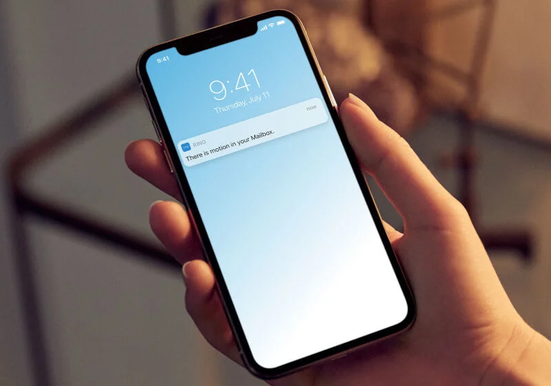 aplikacja do Ring Mailbox Sensor