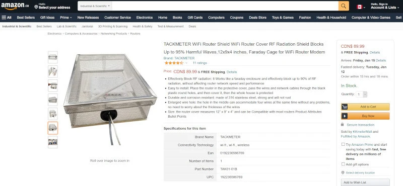 TACKMETER WiFi Router Shield