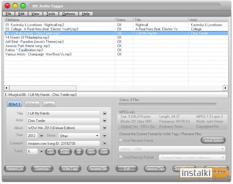 Okladka MC Audio Tagger