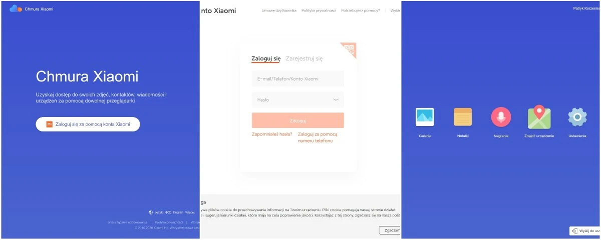 Xiaomi znajdz telefon MIUI