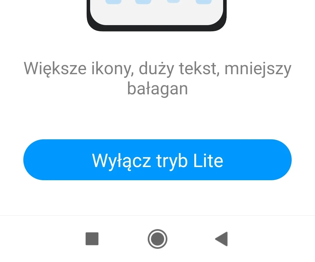 Xiaomi MIUI 12 tryb Lite
