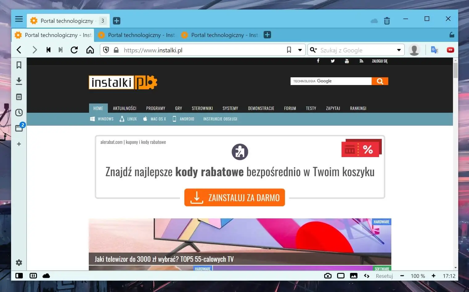 vivaldi karty dwupoziomowe 2