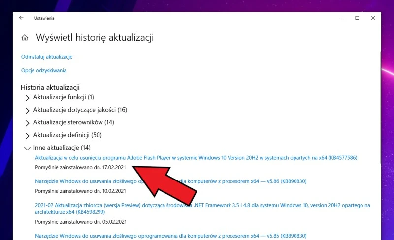 windows 10 poprawka