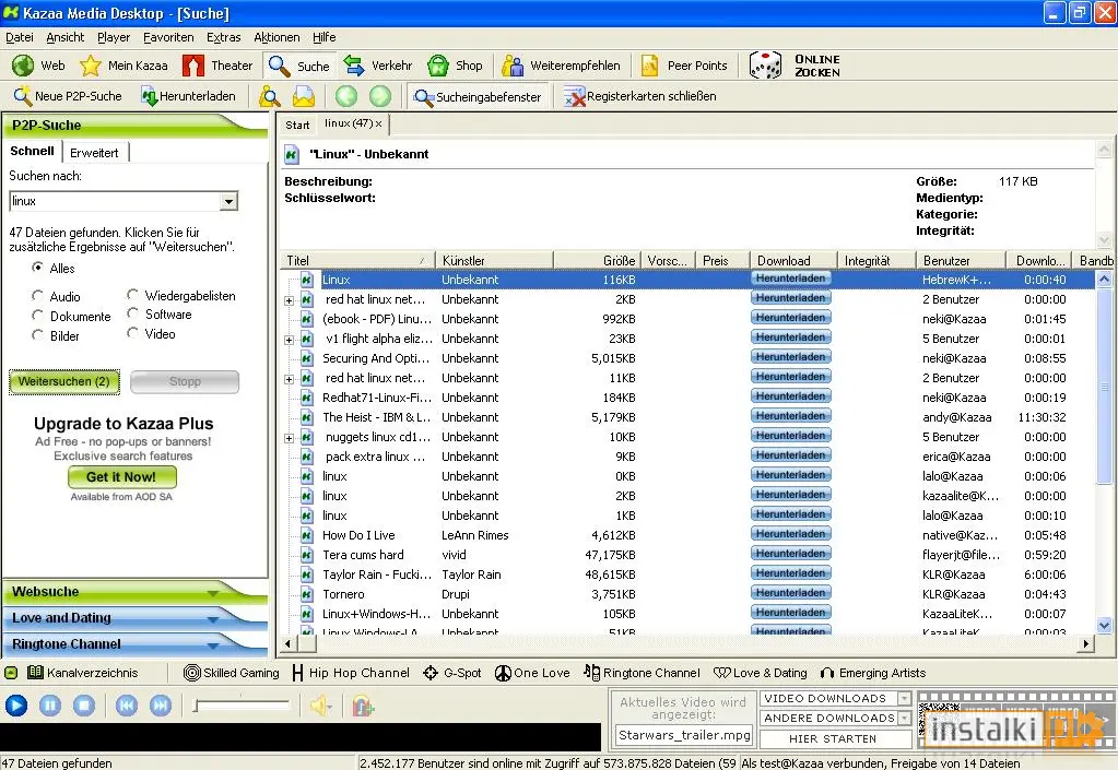 Okladka KaZaA Media Desktop