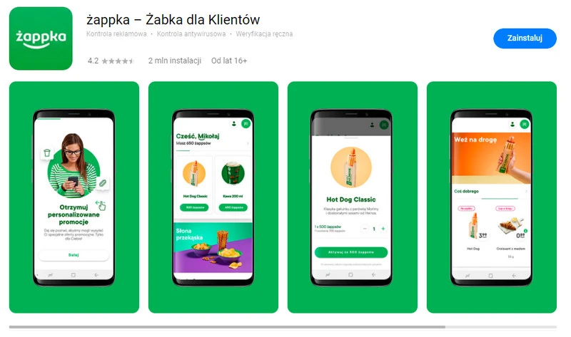 Żappka trafiła właśnie do AppGallery