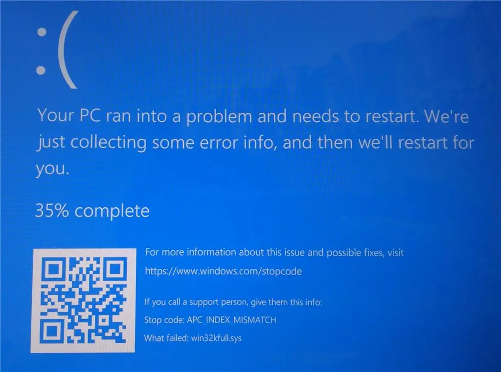 windows 10 bsod