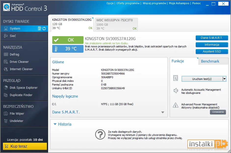 Okladka Ashampoo HDD Control