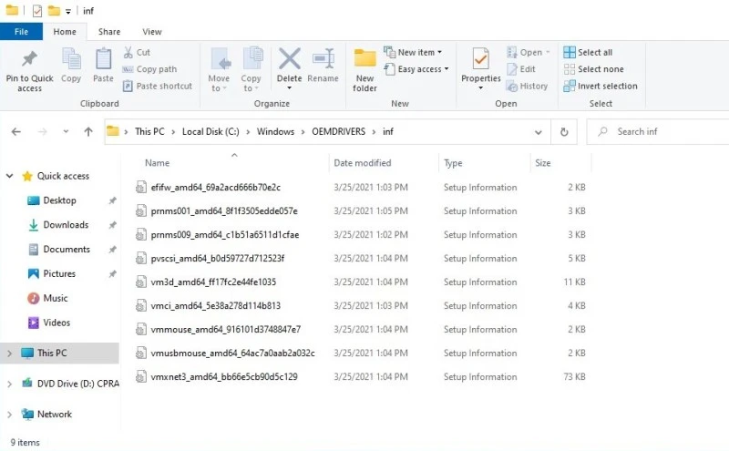oemdrivers windows 10