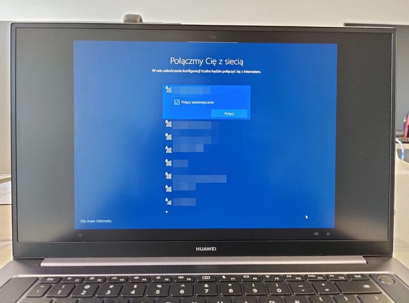 Windows 10 konfiguracja połączenia z siecią