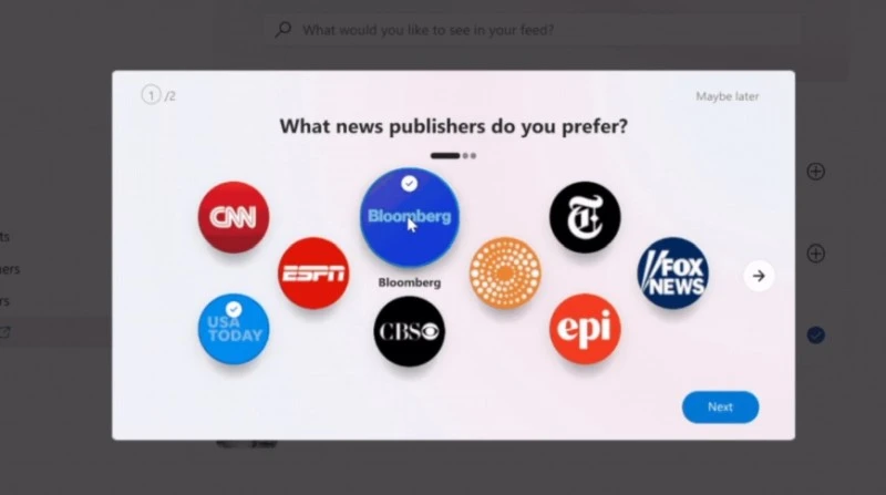 news and interests windows 10 2