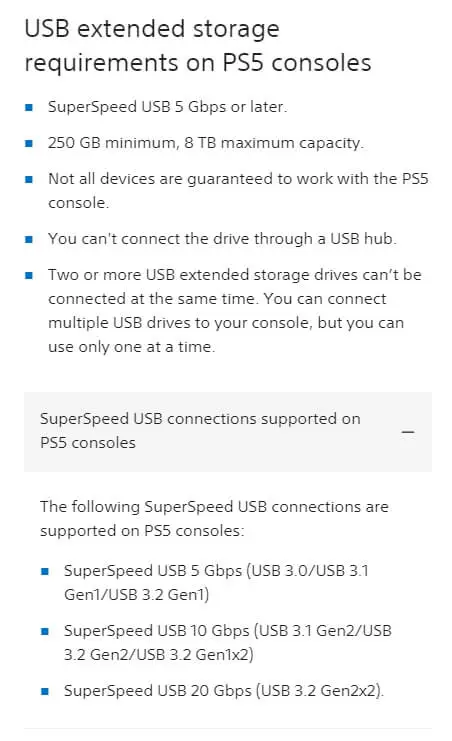 playstation 5 pamiec usb 1
