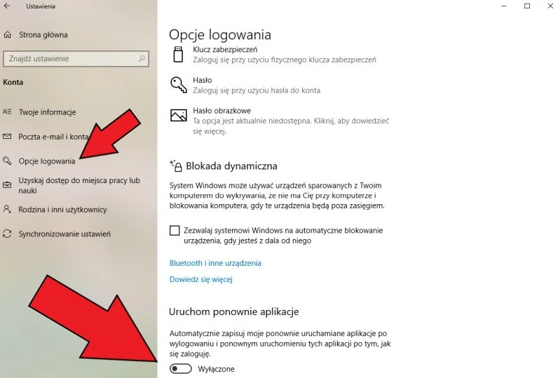 restart aplikacji windows 10