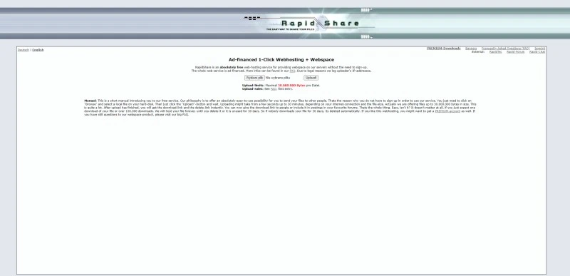rapidshare strona