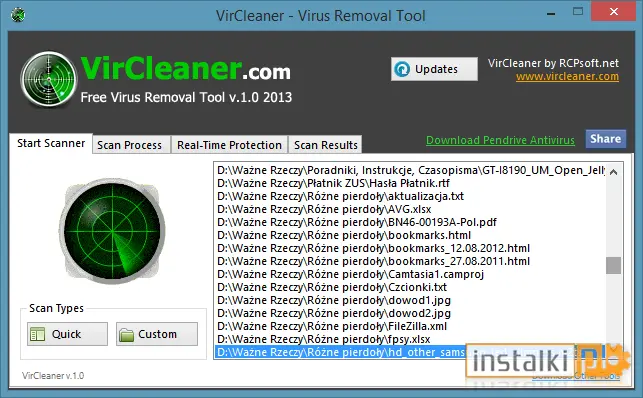 Okladka VirCleaner