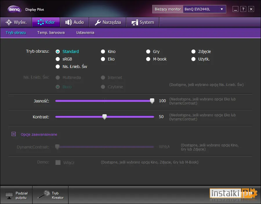 Okladka BenQ Display Port