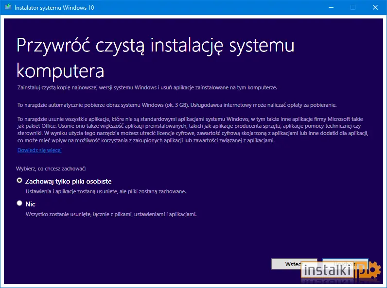 Okladka Refresh Windows Tool