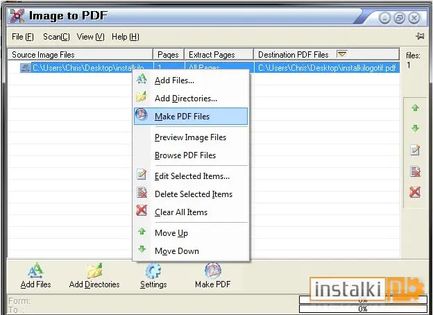 Okladka Image to PDF