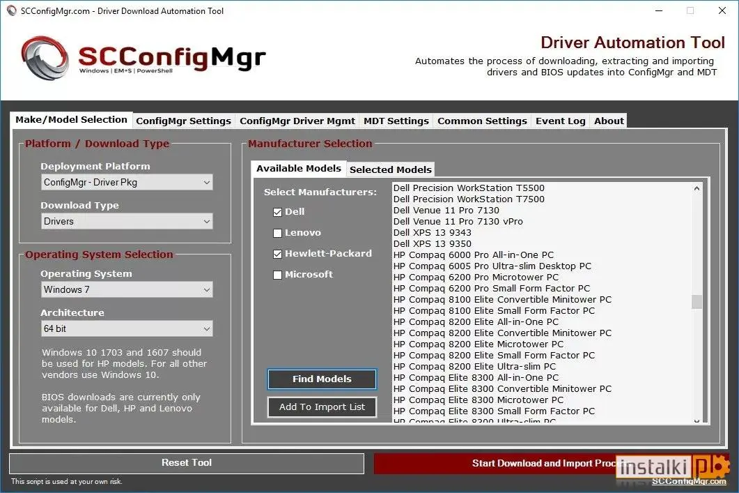 Driver Automation Tool