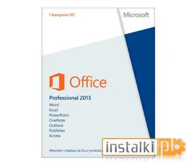 Okladka Office 2013 Professional