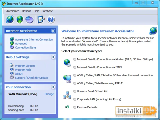 Okladka Internet Accelerator