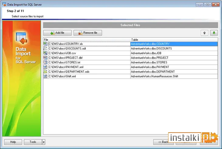 Okladka EMS Data Import for SQL Server