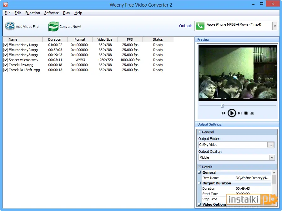 Okladka Weeny Free Video Converter