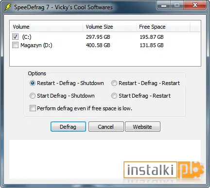 Okladka SpeeDefrag