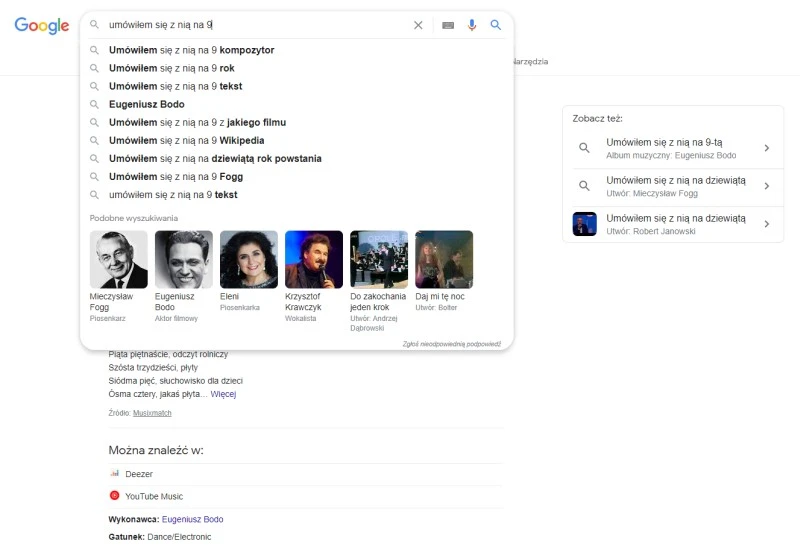 google wyszukiwanie