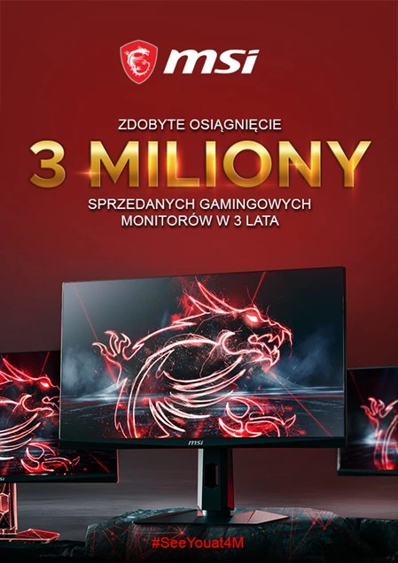 msi monitory 3 miliony