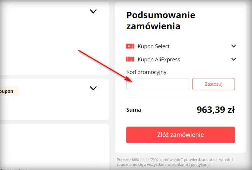 kod promocyjny aliexpress