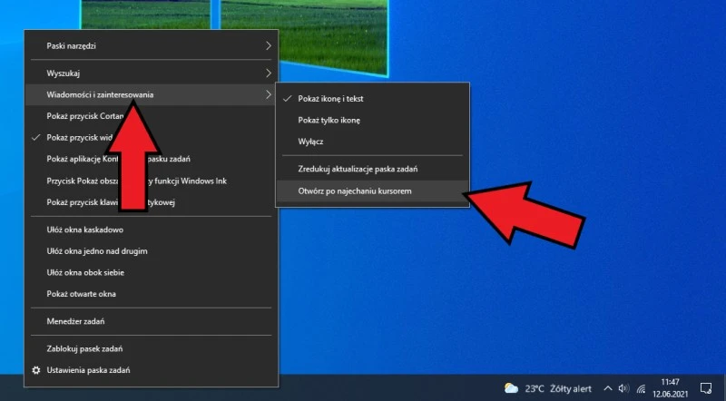 wiadomosci i zainteresowania jak wylaczyc 4