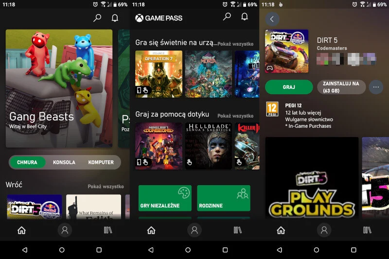 Xbox Cloud Gaming na Androidzie