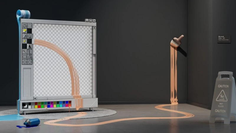 Microsoft retro tapeta 4 mini