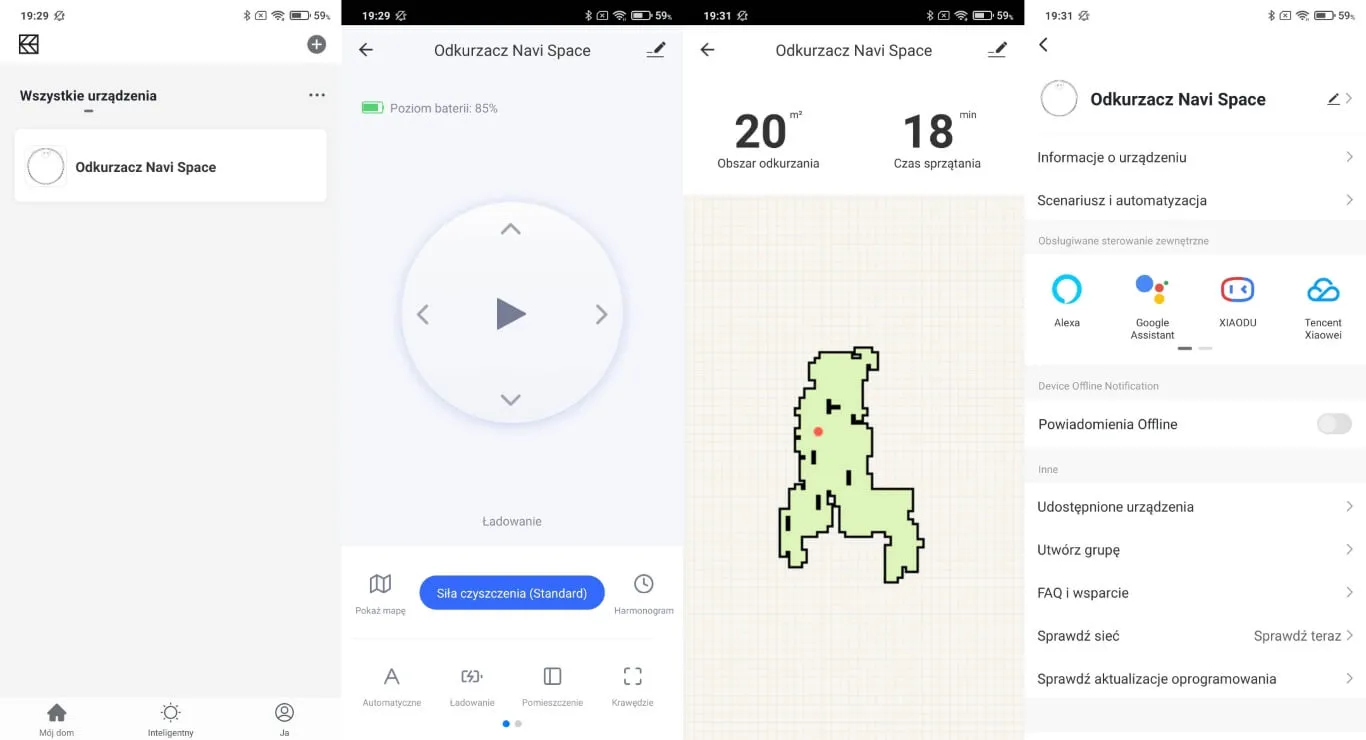 hykker smart home aplikacja sredni