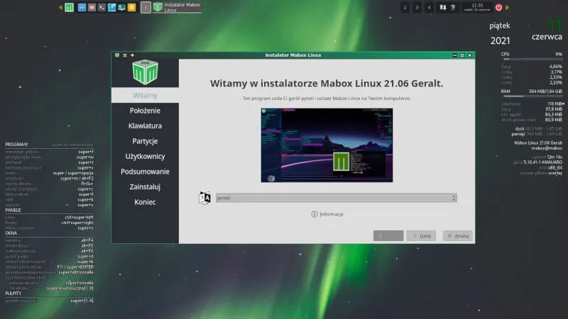 Mabox Linux 21.06 Geralt