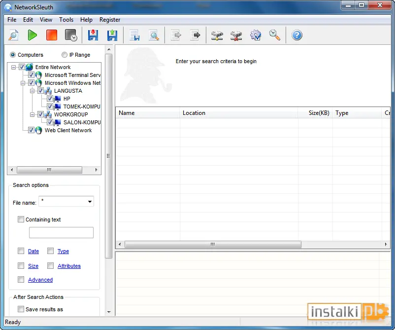Okladka NetworkSleuth