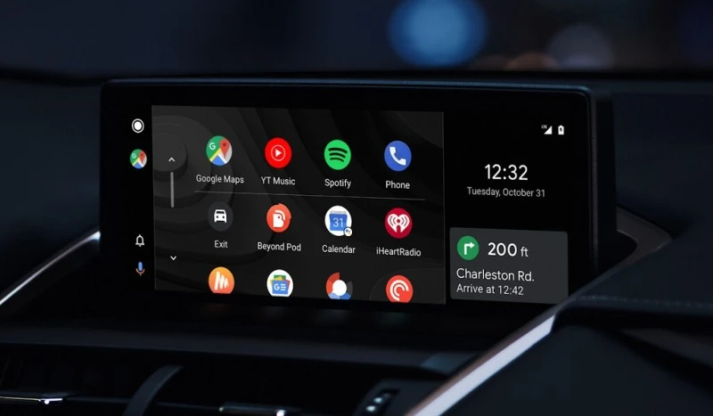 android auto mapy google