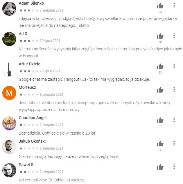 google chat opinie 1