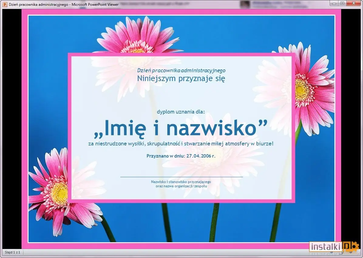 Okladka PowerPoint Viewer