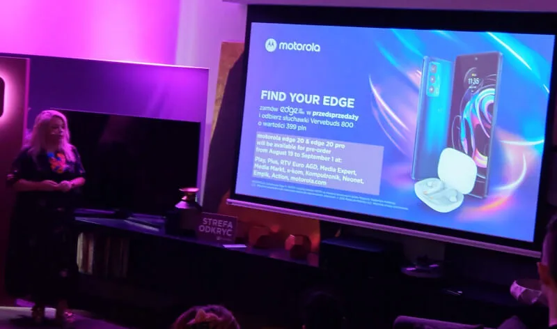 Motorola Edge 20 Pro i Motorola Edge 20 w przedsprzedaży
