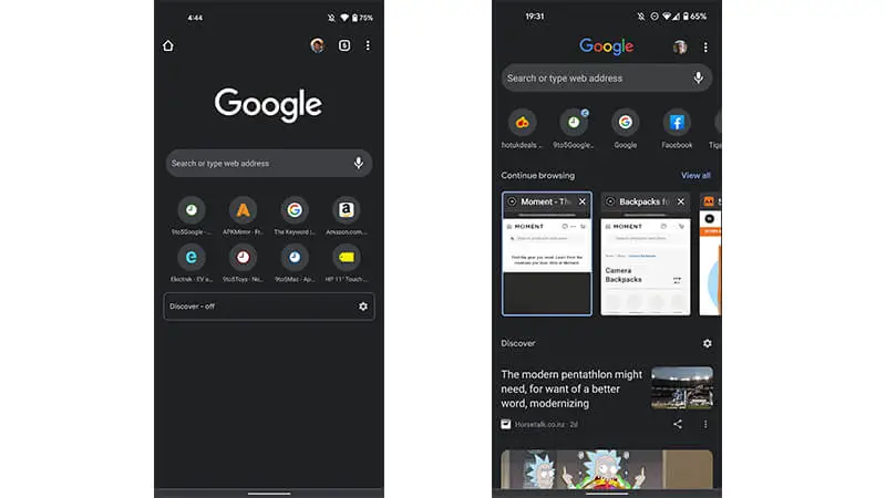 google chrome nowa karta 2