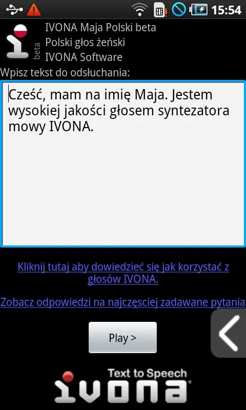 IVONA Maja Polski beta