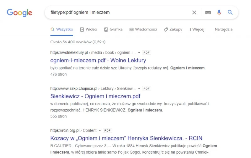 wyszukiwanie pdf