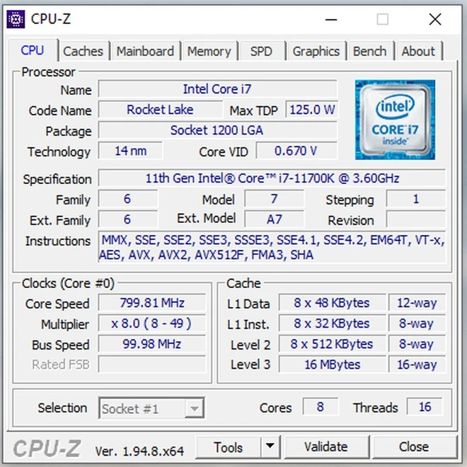 cpu z